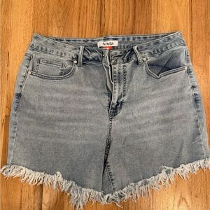 Arula Light Blue Denim Shorts